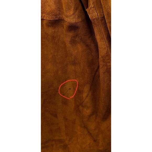 Vtg Vinci Vera Pelle Suede Italian Jacket XL 46-48 Genuine Leather Buttery Soft - Picture 16 of 16